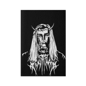 Обложка для паспорта матовая кожа с принтом Ghostemane devil , натуральная матовая кожа | размер 19,3 х 13,7 см; прозрачные пластиковые крепления | ghostemane | ghostemane mercury | ghostemane nihi | trash gang | гостмейн