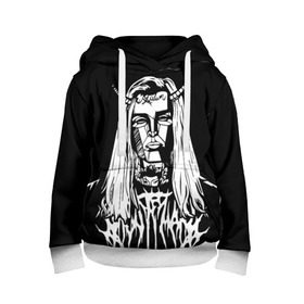 Детская толстовка 3D с принтом Ghostemane devil , 100% полиэстер | двухслойный капюшон со шнурком для регулировки, мягкие манжеты на рукавах и по низу толстовки, спереди карман-кенгуру с мягким внутренним слоем | ghostemane | ghostemane mercury | ghostemane nihi | trash gang | гостмейн