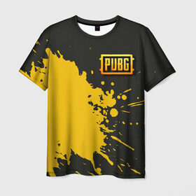 Мужская футболка 3D с принтом PUBG , 100% полиэфир | прямой крой, круглый вырез горловины, длина до линии бедер | 