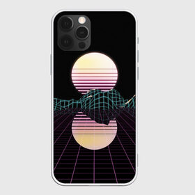 Чехол для iPhone 12 Pro Max с принтом Retro Wave , Силикон |  | hipster | neon | retro wave | vaporwave | геометрия | космос | неон | хипстер