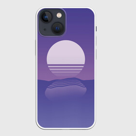 Чехол для iPhone 13 mini с принтом Come back down ,  |  | hipster | neon | retro wave | vaporwave | геометрия | космос | неон | хипстер