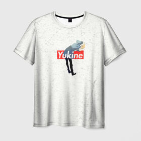 Мужская футболка 3D с принтом Yukine , 100% полиэфир | прямой крой, круглый вырез горловины, длина до линии бедер | delivery god | milkshake kazubisha | noragami | yato | yukine | бездомный бог | бисямон | дайкоку | кадзума | манга | маю | нора | норагами | тэндзин | хиери ики | юкинэ | ято