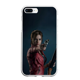 Чехол для iPhone 7Plus/8 Plus матовый с принтом Claire Redfield , Силикон | Область печати: задняя сторона чехла, без боковых панелей | 2 | biohazard | claire | evil | horror | raccoon | resident | survival | t virus | t вирус | выживание | зла | кеннеди | клэр | леон | обитель | раккун | редфилд | скотт | ужас