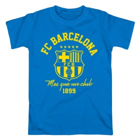 Мужская футболка хлопок с принтом Барселона , 100% хлопок | прямой крой, круглый вырез горловины, длина до линии бедер, слегка спущенное плечо. | barca | barcelona | barsa | fc barcelona | барса | барселона | болел | испания | каталонцы | клубная | лалига | сине гранатовые | фанатская | форма | футбол | футбольная | футбольный клуб