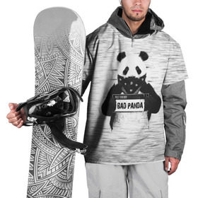 Накидка на куртку 3D с принтом BAD PANDA , 100% полиэстер |  | Тематика изображения на принте: bad | bear | panda | медведь | панда