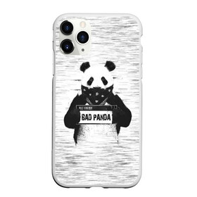 Чехол для iPhone 11 Pro матовый с принтом BAD PANDA , Силикон |  | Тематика изображения на принте: bad | bear | panda | медведь | панда