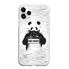 Чехол для iPhone 11 Pro Max матовый с принтом BAD PANDA , Силикон |  | Тематика изображения на принте: bad | bear | panda | медведь | панда