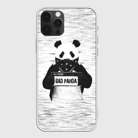 Чехол для iPhone 12 Pro Max с принтом BAD PANDA , Силикон |  | Тематика изображения на принте: bad | bear | panda | медведь | панда