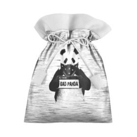 Подарочный 3D мешок с принтом BAD PANDA , 100% полиэстер | Размер: 29*39 см | Тематика изображения на принте: bad | bear | panda | медведь | панда