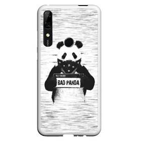 Чехол для Honor P Smart Z с принтом BAD PANDA , Силикон | Область печати: задняя сторона чехла, без боковых панелей | Тематика изображения на принте: bad | bear | panda | медведь | панда