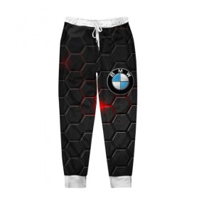 Мужские брюки 3D с принтом Карбон и BMW , 100% полиэстер | манжеты по низу, эластичный пояс регулируется шнурком, по бокам два кармана без застежек, внутренняя часть кармана из мелкой сетки | bmw | авто | автомобиль | бмв | карбон | логотип | машина | текстура