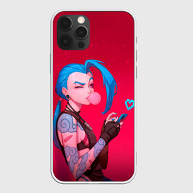 Чехол для iPhone 12 Pro Max с принтом Jinx in love , Силикон |  | game | heart | jinx | legends | legue | legueoflegends | lol | love | mobile | phone | безбашенная | джинкс | игра | легенд | лига | лигалегенд | лол | любовь | сердечко | сердце | стрелок | хулиганка