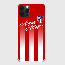 Чехол для iPhone 12 Pro Max с принтом Атлетико Мадрид , Силикон |  | atletico de madrid | atletico madrid | атлетико | атлетико мадрид | болельщи | испания | клубная | кпасно белые | лалига | мадрид | матрасники | фанатская | форма | футбол | футбольная