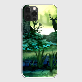 Чехол для iPhone 12 Pro Max с принтом Лес , Силикон |  | art | fantasy | nature | арт | природа | рисунок | фантазия | фентези