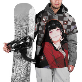 Накидка на куртку 3D с принтом Юмэко Джабами , 100% полиэстер |  | Тематика изображения на принте: anime | compulsive gambler | kakegurui | manga | аниме | безумный азарт | дзябами | карты | манга | покер | скучная девушка | юмэко джабами