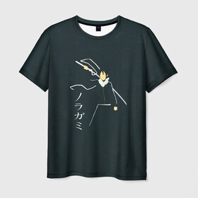 Мужская футболка 3D с принтом Бездомный Бог , 100% полиэфир | прямой крой, круглый вырез горловины, длина до линии бедер | delivery god | milkshake kazubisha | noragami | yato | yukine | бездомный бог | бисямон | дайкоку | кадзума | манга | маю | нора | норагами | тэндзин | хиери ики | юкинэ | ято