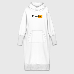 Платье удлиненное хлопок с принтом PornHub ,  |  | brazzers | браззерс