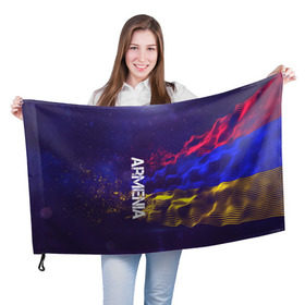Флаг 3D с принтом Armenia(Армения) , 100% полиэстер | плотность ткани — 95 г/м2, размер — 67 х 109 см. Принт наносится с одной стороны | armenia | flag | urban | армения | город | мир | путешествие | символика | страны | флаг | флаги