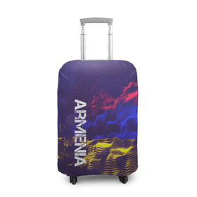 Чехол для чемодана 3D с принтом Armenia(Армения) , 86% полиэфир, 14% спандекс | двустороннее нанесение принта, прорези для ручек и колес | armenia | flag | urban | армения | город | мир | путешествие | символика | страны | флаг | флаги