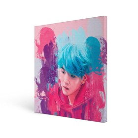 Холст квадратный с принтом BTS (Colors) , 100% ПВХ |  | bangtan | bangtan boys | boys | bts | color | japan | kim | rap | бтс | ким | корея | песня