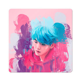 Магнит виниловый Квадрат с принтом BTS (Colors) , полимерный материал с магнитным слоем | размер 9*9 см, закругленные углы | bangtan | bangtan boys | boys | bts | color | japan | kim | rap | бтс | ким | корея | песня