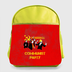 Детский рюкзак с принтом Communist party , 100% полиэстер | Размеры изделия - высота 34 см, ширина 28 см, глубина 10 см
Размер поля для печати - высота 19.5 см, ширина 24 см | вечеринка | звезда | кастро | коммунизм | коммунист | коммунистическая | ленин | мао | маркс | молот | партия | рауль | серп | сталин | тусовка | ульянов | фидель | цзиньпин | цзэдун | энгельс