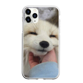 Чехол для iPhone 11 Pro Max матовый с принтом Лисенок , Силикон |  | голова | животные | лиса | мордочка | пасть | природа | рыжая | улыбается | улыбка | язык