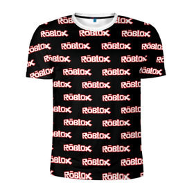 Мужская футболка 3D спортивная с принтом Roblox , 100% полиэстер с улучшенными характеристиками | приталенный силуэт, круглая горловина, широкие плечи, сужается к линии бедра | game | gamer | roblox | игры | логотип | роблокс