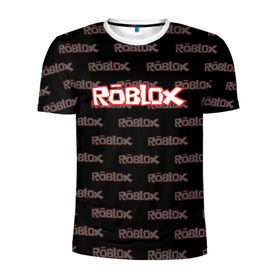 Мужская футболка 3D спортивная с принтом Roblox , 100% полиэстер с улучшенными характеристиками | приталенный силуэт, круглая горловина, широкие плечи, сужается к линии бедра | game | gamer | roblox | игры | логотип | роблокс