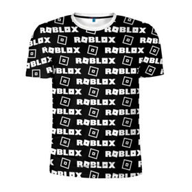 Мужская футболка 3D спортивная с принтом ROBLOX , 100% полиэстер с улучшенными характеристиками | приталенный силуэт, круглая горловина, широкие плечи, сужается к линии бедра | game | gamer | logo | roblox | игры | логотип | роблокс