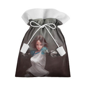 Подарочный 3D мешок с принтом Alita: Battle Angel , 100% полиэстер | Размер: 29*39 см | alita | angel | anime | battle | cyberpunk | cyborg | future | gally | gunnm | hyper | manga | vision | аниме | будущее | гали | киберпанк | киборг | манга