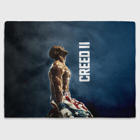 Плед 3D с принтом Creed 2 , 100% полиэстер | закругленные углы, все края обработаны. Ткань не мнется и не растягивается | creed | jordan | lundgren | stallone | бальбоа | бокс | джордан | крид | лундгрен | ринг | рокки | сильвестр | сталлоне