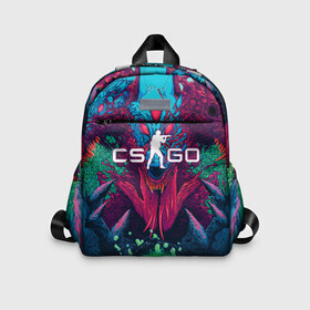 Детский рюкзак 3D с принтом CS-GO Hyper Beast , 100% полиэстер | лямки с регулируемой длиной, сверху петелька, чтобы рюкзак можно было повесить на вешалку. Основное отделение закрывается на молнию, как и внешний карман. Внутри дополнительный карман. По бокам два дополнительных кармашка | 2019 | computer game | counter strike | cs | cs go | csgo | dota | dota2 | game | howl | hyperbeast | warning | автомат | вой | го | игрок | компьютерная игра | контр страйк | контра | кс | оружие | турнир