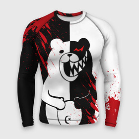 Мужской рашгард 3D с принтом Monokuma вторая сущность ,  |  | ahegao | anime | bear | blood | danganronpa | derector | despair | girls | happy | havoc | manga | monokuma | panda | red | robot | trigger | ultra | аниме | ахегао | директор | кровь | манга | медведь | монокума | панда | робот