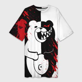 Платье-футболка 3D с принтом Monokuma вторая сущность ,  |  | ahegao | anime | bear | blood | danganronpa | derector | despair | girls | happy | havoc | manga | monokuma | panda | red | robot | trigger | ultra | аниме | ахегао | директор | кровь | манга | медведь | монокума | панда | робот