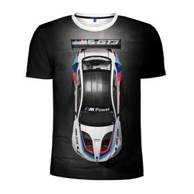 Мужская футболка 3D спортивная с принтом BMW M Power , 100% полиэстер с улучшенными характеристиками | приталенный силуэт, круглая горловина, широкие плечи, сужается к линии бедра | bmw | car | motorsport | race | sports car | street racing | автомобиль | автоспорт | бмв | гонка | спорткар