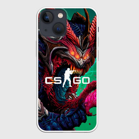 Чехол для iPhone 13 mini с принтом CS GO  hyper beast skin ,  |  | beast | counterstike | csgo | hyper | hyperbeast | m4a1s | steam | винтовка | контра | кс | ксго | шмотки