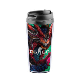 Термокружка-непроливайка с принтом CS GO hyper beast skin , внутренняя часть — пищевой пластик, наружная часть — прозрачный пластик, между ними — полиграфическая вставка с рисунком | объем — 350 мл, герметичная крышка | Тематика изображения на принте: beast | counterstike | csgo | hyper | hyperbeast | m4a1s | steam | винтовка | контра | кс | ксго | шмотки