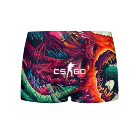 Мужские трусы 3D с принтом CS GO hyper beast skin , 50% хлопок, 50% полиэстер | классическая посадка, на поясе мягкая тканевая резинка | Тематика изображения на принте: beast | counterstike | csgo | hyper | hyperbeast | m4a1s | steam | винтовка | контра | кс | ксго | шмотки