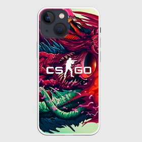 Чехол для iPhone 13 mini с принтом CS GO  hyper beast skin ,  |  | beast | counterstike | csgo | hyper | hyperbeast | m4a1s | steam | винтовка | контра | кс | ксго | шмотки