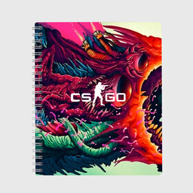 Тетрадь с принтом CS GO hyper beast skin , 100% бумага | 48 листов, плотность листов — 60 г/м2, плотность картонной обложки — 250 г/м2. Листы скреплены сбоку удобной пружинной спиралью. Уголки страниц и обложки скругленные. Цвет линий — светло-серый
 | beast | counterstike | csgo | hyper | hyperbeast | m4a1s | steam | винтовка | контра | кс | ксго | шмотки