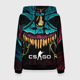 Женская толстовка 3D с принтом CS GO  hyper beast skin , 100% полиэстер  | двухслойный капюшон со шнурком для регулировки, мягкие манжеты на рукавах и по низу толстовки, спереди карман-кенгуру с мягким внутренним слоем. | beast | counterstike | csgo | hyper | hyperbeast | m4a1s | steam | винтовка | контра | кс | ксго | шмотки