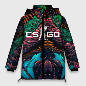 Женская зимняя куртка 3D с принтом CS GO hyper beast skin , верх — 100% полиэстер; подкладка — 100% полиэстер; утеплитель — 100% полиэстер | длина ниже бедра, силуэт Оверсайз. Есть воротник-стойка, отстегивающийся капюшон и ветрозащитная планка. 

Боковые карманы с листочкой на кнопках и внутренний карман на молнии | beast | counterstike | csgo | hyper | hyperbeast | m4a1s | steam | винтовка | контра | кс | ксго | шмотки