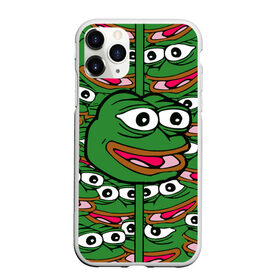 Чехол для iPhone 11 Pro матовый с принтом Good Sad frog , Силикон |  | bad | dab | frog | good | kek | pepe | sad | кек | лягушка | мем | мемы | пепе | со смыслом | фрог