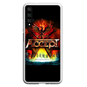 Чехол для Honor 20 с принтом Accept , Силикон | Область печати: задняя сторона чехла, без боковых панелей | accept | heavy metal | power metal | группы | метал | музыка | пауэр метал | рок | хэви метал