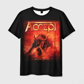 Мужская футболка 3D с принтом Accept , 100% полиэфир | прямой крой, круглый вырез горловины, длина до линии бедер | accept | heavy metal | power metal | группы | метал | музыка | пауэр метал | рок | хэви метал