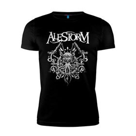 Мужская футболка премиум с принтом Alestorm , 92% хлопок, 8% лайкра | приталенный силуэт, круглый вырез ворота, длина до линии бедра, короткий рукав | alestorm | metal | группы | метал | музыка | пауэр метал | рок | фолк метал | хэви метал