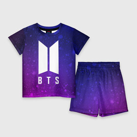 Детский костюм с шортами 3D с принтом BTS YOURSELF ,  |  | bangtan boys | bt21 | bts | bts army | bts stickers | j hope | jimin | jin | jungkook | k pop | rap monster | rapmon | suga | v | бтс | корея | стикеры bts