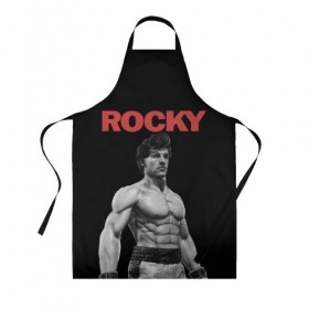 Фартук 3D с принтом ROCKY , 100% полиэстер | общий размер — 65 х 85 см, ширина нагрудника — 26 см, горловина — 53 см, длина завязок — 54 см, общий обхват в поясе — 173 см. Принт на завязках и на горловине наносится с двух сторон, на основной части фартука — только с внешней стороны | creed | jordan | lundgren | mix fight | mixfight | stallone | ufc | бальбоа | бокс | джордан | крид | лундгрен | мышцы | ринг | роки | рокки | сильвестр | сталлоне | сталоне