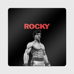 Магнит виниловый Квадрат с принтом ROCKY , полимерный материал с магнитным слоем | размер 9*9 см, закругленные углы | creed | jordan | lundgren | mix fight | mixfight | stallone | ufc | бальбоа | бокс | джордан | крид | лундгрен | мышцы | ринг | роки | рокки | сильвестр | сталлоне | сталоне